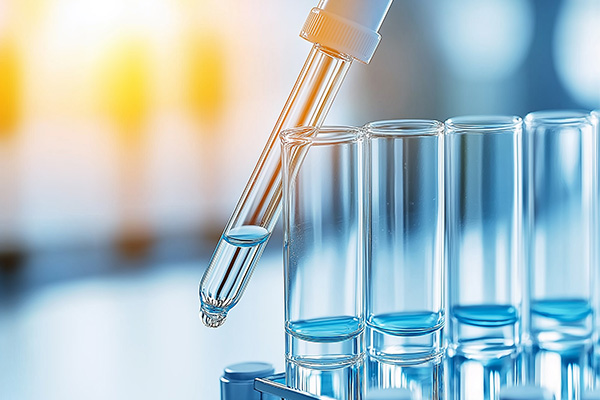 Test tubes and pipette representing precision in Medicare cost reporting and accounting for healthcare services