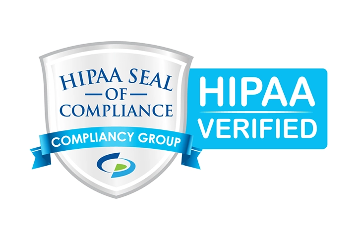 HIPPA Seal of Compliance - Compliance Group - HIPAA Verified