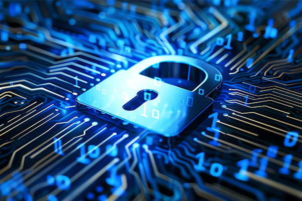 Abstract representation of digital security analyzed by cybersecurity consultants